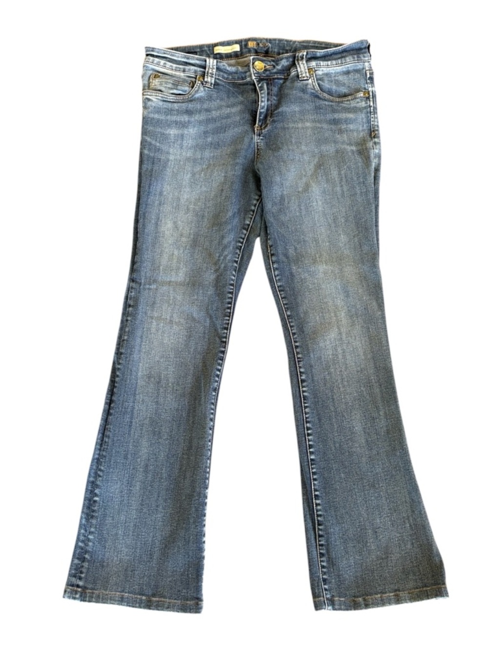 Kut from The Kloth Natalie High Rise Bootcut Blue Jeans Size 14